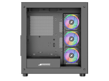 Gabinete Gamer SuperFrame Glass, Mid Tower, RGB, Vidro Temperado, ATX, Black, Sem Fonte, Sem Fans