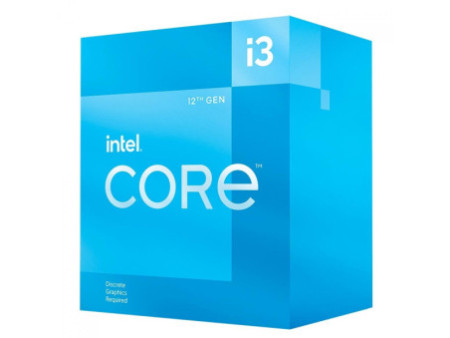 Processador Intel Core i3 12100F 3.3GHz (4.3GHz Turbo), 12ª Geração, 4-Cores 8-Threads, LGA 1700, Com Cooler, BX8071512100F