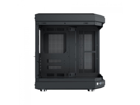 Gabinete Gamer SuperFrame Power Cube, Mid Tower, Vidro Temperado, EATX, Black, Sem Fonte, Com 6 Fans