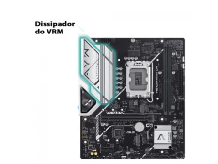Placa Mãe Asus H610M-AYW D4, Chipset H610, Intel LGA 1700, mATX, DDR4, 90MB1GF0-M0EAY0