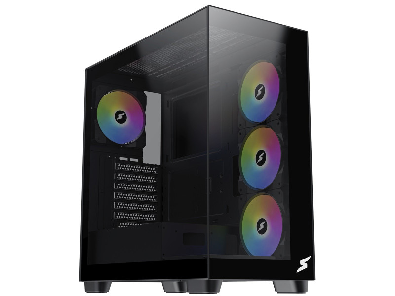 Gabinete Gamer SuperFrame Dominator, Mid Tower, Vidro Temperado, E-ATX, Branco, Sem Fonte, Sem Fan