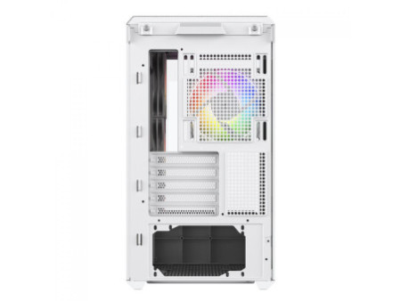 Gabinete Gamer SuperFrame Power Cube, Mid Tower, Vidro Temperado, EATX, White, Sem Fonte, Sem Fan