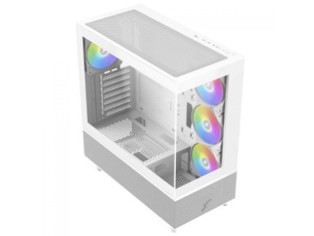 Gabinete Gamer SuperFrame Detonator, Black, Mid Tower, Vidro Temperado, E-ATX, Sem Fonte, Sem Fan