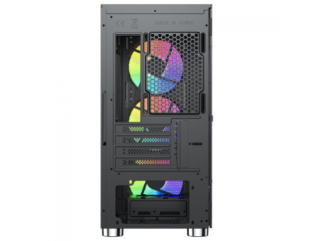 Gabinete Gamer SuperFrame Wind, Mid Tower, Vidro Temperado, M-ATX, Pink, Sem Fonte, Com 3 Fans