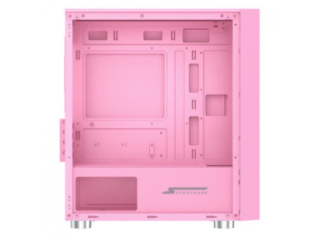 Gabinete Gamer SuperFrame Wind, Mid Tower, Vidro Temperado, M-ATX, White, Sem Fonte, Com 3 Fans