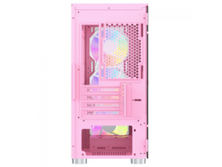 Gabinete Gamer SuperFrame Wind, Mid Tower, Vidro Temperado, M-ATX, White, Sem Fonte, Com 3 Fans