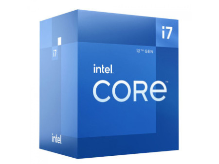 Processador Intel Core i7 12700 2,1GHz (4.9GHz Turbo), 12ª Geração, 12-Cores 20-Threads, LGA 1700, Com Cooler, BX8071512700