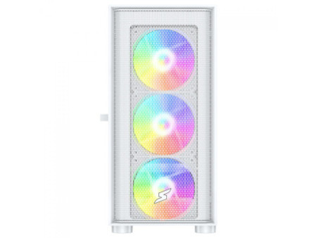 Gabinete Gamer SuperFrame Wind, Mid Tower, Vidro Temperado, M-ATX, Black, Sem Fonte, Com 3 Fans