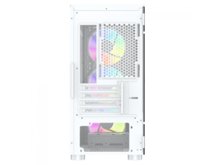 Gabinete Gamer SuperFrame Wind, Mid Tower, Vidro Temperado, M-ATX, Black, Sem Fonte, Com 3 Fans