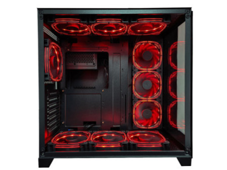 Gabinete Gamer SuperFrame Cube, Mid Tower, Vidro Temperado, ATX, Black, Sem Fonte, Sem Fan