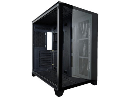 Gabinete Gamer SuperFrame Hazy, Mid Tower, RGB, Vidro Temperado, E-ATX, Black, Sem Fonte, Com 3 Fans ARGB