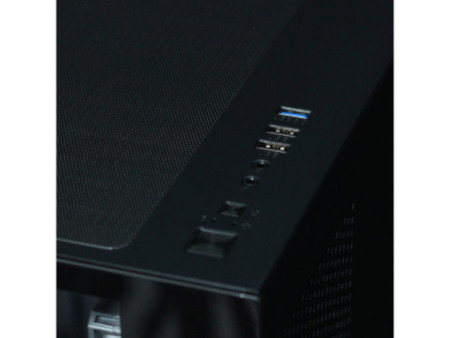 Gabinete Gamer SuperFrame Hazy, Mid Tower, RGB, Vidro Temperado, E-ATX, Black, Sem Fonte, Com 3 Fans ARGB