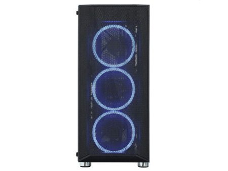 Gabinete Gamer Thermaltake AH T200 Black, Mid Tower, Vidro Temperado, mATX, Sem Fonte, Sem Fan, Preto, CA-1R4-00S1WN-00