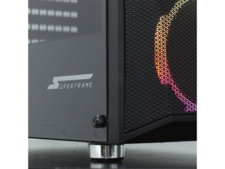 Gabinete Gamer Thermaltake AH T200 Black, Mid Tower, Vidro Temperado, mATX, Sem Fonte, Sem Fan, Preto, CA-1R4-00S1WN-00