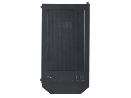 Gabinete Gamer Thermaltake AH T200 Black, Mid Tower, Vidro Temperado, mATX, Sem Fonte, Sem Fan, Preto, CA-1R4-00S1WN-00