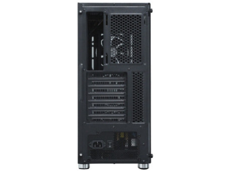 Gabinete Gamer Thermaltake AH T200 Black, Mid Tower, Vidro Temperado, mATX, Sem Fonte, Sem Fan, Preto, CA-1R4-00S1WN-00
