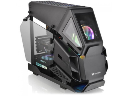 Gabinete Gamer Thermaltake View 380 TG Hydrangea Blue, ARGB, Mid Tower, Vidro Temperado, ATX, Sem Fonte, Com 4 Fans, Azul, CA-1Z