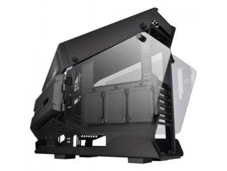 Gabinete Gamer Thermaltake View 380 TG Hydrangea Blue, ARGB, Mid Tower, Vidro Temperado, ATX, Sem Fonte, Com 4 Fans, Azul, CA-1Z