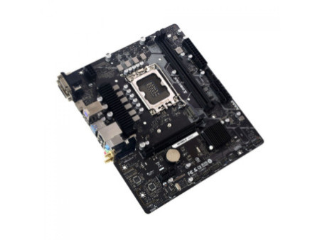 Placa Mãe Biostar H610MX-E, Chipset H610, Intel LGA 1700, mATX, DDR4