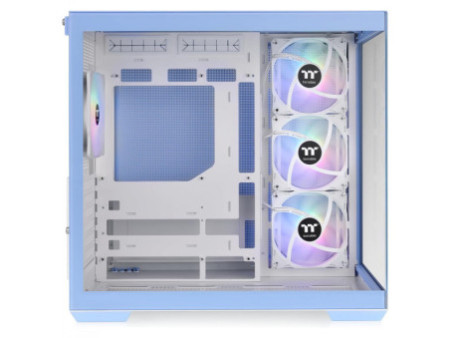 Gabinete Gamer Thermaltake The Tower 300 Hydrangea Blue, Micro Tower, Vidro Temperado, mATX, Sem Fonte, Com 2 Fans, Azul, CA-1Y4