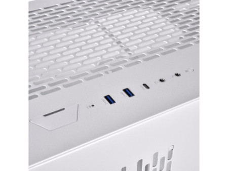 Gabinete Gamer Thermaltake Ceres 330 TG ARGB Snow, Mid Tower, E-ATX, Sem Fonte, Com 3 Fans, Branco, CA-1Y2-00M6WN-01