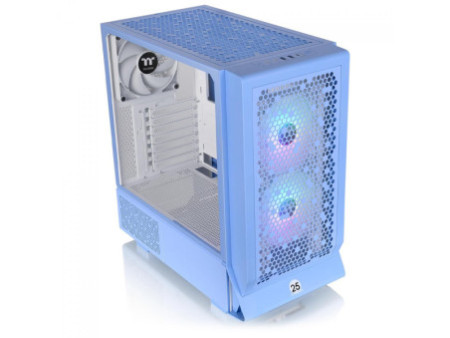 Gabinete Gamer Thermaltake View 380 TG ARGB Snow, Mid Tower, Vidro Temperado, ATX, Com 4 Fans, Branco, CA-1Z2-00M6WN-00