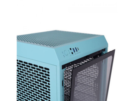 Gabinete Gamer Thermaltake The Tower 500, Mid Tower, Vidro Temperado, E-ATX, White, Sem Fonte, Com 2 Fans, CA-1X1-00M6WN-00
