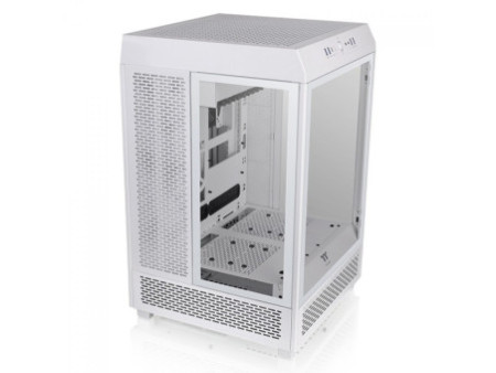 Gabinete Gamer ThermalTake S100TG, Mini Tower, Vidro Temperado, Black, MATX, Com Fonte 600W, Com 1 Fan, CA-3Q9-60S1WZ-00