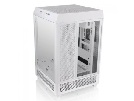 Gabinete Gamer ThermalTake S100TG, Mini Tower, Vidro Temperado, Black, MATX, Com Fonte 600W, Com 1 Fan, CA-3Q9-60S1WZ-00