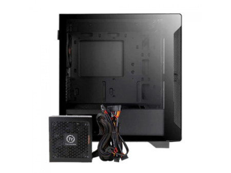 Gabinete Gamer Thermaltake The Tower 200 Matcha Green, Mini Tower, Vidro Temperado, Mini-ITX, Sem Fonte, Com 2 Fans, CA-1X9-00SE