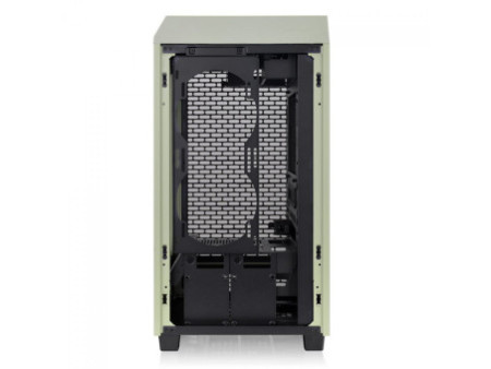 Gabinete Gamer Thermaltake The Tower 200 Racing Green, Mini Tower, Vidro Temperado, Mini-ITX, Sem Fonte, Com 2 Fans, CA-1X9-00SC