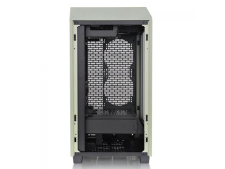 Gabinete Gamer Thermaltake The Tower 200 Racing Green, Mini Tower, Vidro Temperado, Mini-ITX, Sem Fonte, Com 2 Fans, CA-1X9-00SC