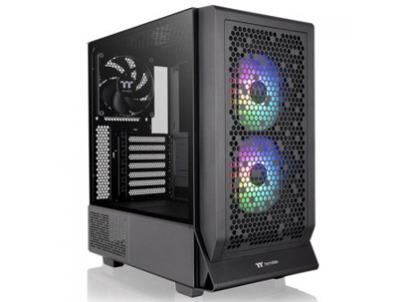 Gabinete Gamer Thermaltake Ceres 300 TG ARGB Matcha Green, Mid Tower, Vidro Temperado, E-ATX, Sem Fonte, Com 3 Fans, CA-1Y2-00ME