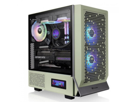 Gabinete Gamer Thermaltake The Tower 200 Snow, Mini Tower, Vidro Temperado, Mini-ITX, Branco, Sem Fonte, Com 2 Fans, CA-1X9-00S6