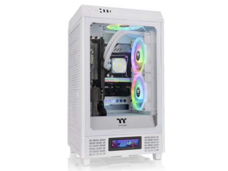 Gabinete Gamer Thermaltake CTE C700 Air Snow, Branco, Mid Tower, Vidro Temperado, E-ATX, Sem Fonte, Com 3 Fans, CA-1X7-00F6WN-00