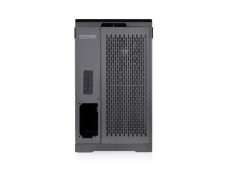Gabinete Gamer Thermaltake The Tower 500, Mid Tower, Vidro Temperado, E-ATX, Black, Sem Fonte, Com 2 Fans, CA-1X1-00M1WN-00