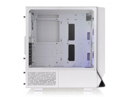 Gabinete Gamer Thermaltake H570 TG ARGB Snow, Mid Tower, Vidro Temperado, White, E-ATX, Sem Fonte, Com 3 Fans, CA-1T9-00M6WN-01
