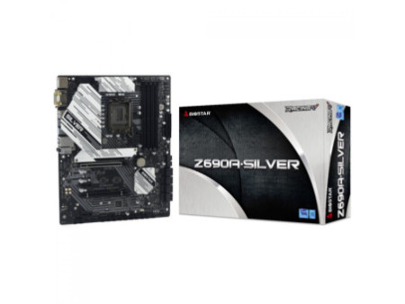 Placa Mãe Biostar Z690A-SILVER, Chipset Z690, Intel LGA 1700, ATX, DDR4