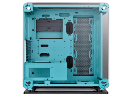 Gabinete Gamer Thermaltake Divider 170 TG ARGB, Mid Tower, Vidro Temperado, Black, M-ATX, Sem fonte, Com 2 Fans, CA-1S4-00S1WN-0
