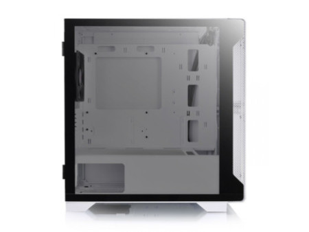 Gabinete Gamer ThermalTake S100, Mini Tower, Vidro Temperado, Black, ATX, Sem Fonte, Com 1 Fan, CA-1Q9-00S1WN-00