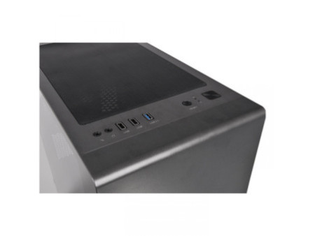 Gabinete Gamer Thermaltake Core P6 TG, Mid Tower, Vidro Temperado, Black, ATX, Sem Fonte, Sem Fan, CA-1V2-00M1WN-00
