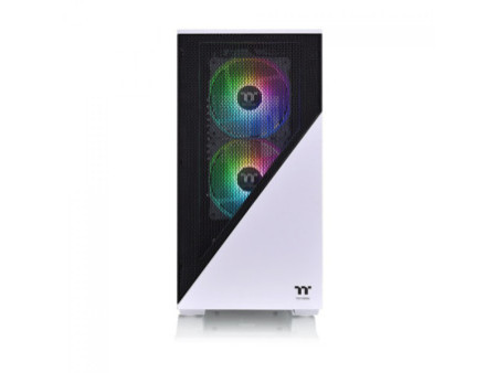 Gabinete Gamer Thermaltake Versa J23 RGB, Mid Tower, Vidro Temperado, Black, Sem Fonte, 4 Fans, CA-1L6-00M1WN-01