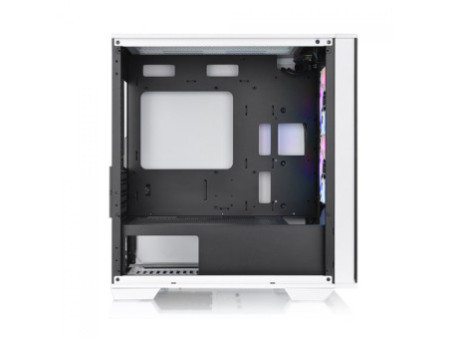 Gabinete Gamer Thermaltake Versa J23 RGB, Mid Tower, Vidro Temperado, Black, Sem Fonte, 4 Fans, CA-1L6-00M1WN-01