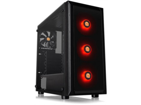Gabinete Gamer Thermaltake View 380 XL TG Snow, ARGB, Mid Tower, Vidro Temperado, ATX, Sem Fonte, Com 4 Fans, Branco, CA-11E-00M