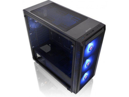 Gabinete Gamer Thermaltake View 380 XL TG Snow, ARGB, Mid Tower, Vidro Temperado, ATX, Sem Fonte, Com 4 Fans, Branco, CA-11E-00M