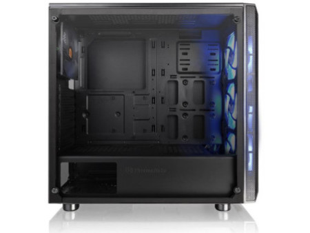 Gabinete Gamer Thermaltake View 380 XL TG Snow, ARGB, Mid Tower, Vidro Temperado, ATX, Sem Fonte, Com 4 Fans, Branco, CA-11E-00M