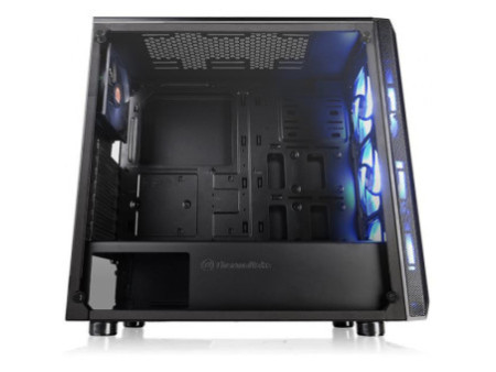Gabinete Gamer Thermaltake View 380 XL TG Snow, ARGB, Mid Tower, Vidro Temperado, ATX, Sem Fonte, Com 4 Fans, Branco, CA-11E-00M