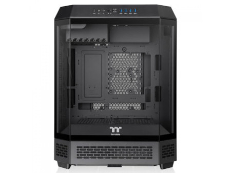 Gabinete Gamer Thermaltake View 380 TG, ARGB, Mid Tower, Vidro Temperado, ATX, Sem Fonte, Com 4 Fans, Preto, CA-1Z2-00M1WN-00
