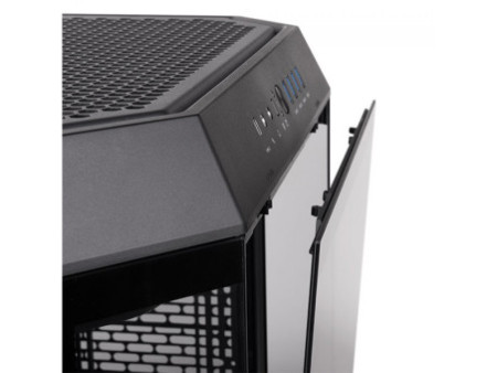 Gabinete Gamer Thermaltake View 380 TG, ARGB, Mid Tower, Vidro Temperado, ATX, Sem Fonte, Com 4 Fans, Preto, CA-1Z2-00M1WN-00