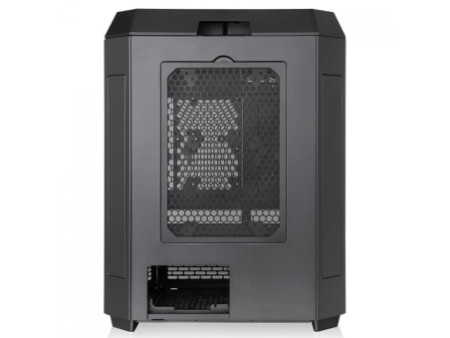 Gabinete Gamer Thermaltake View 380 TG, ARGB, Mid Tower, Vidro Temperado, ATX, Sem Fonte, Com 4 Fans, Preto, CA-1Z2-00M1WN-00